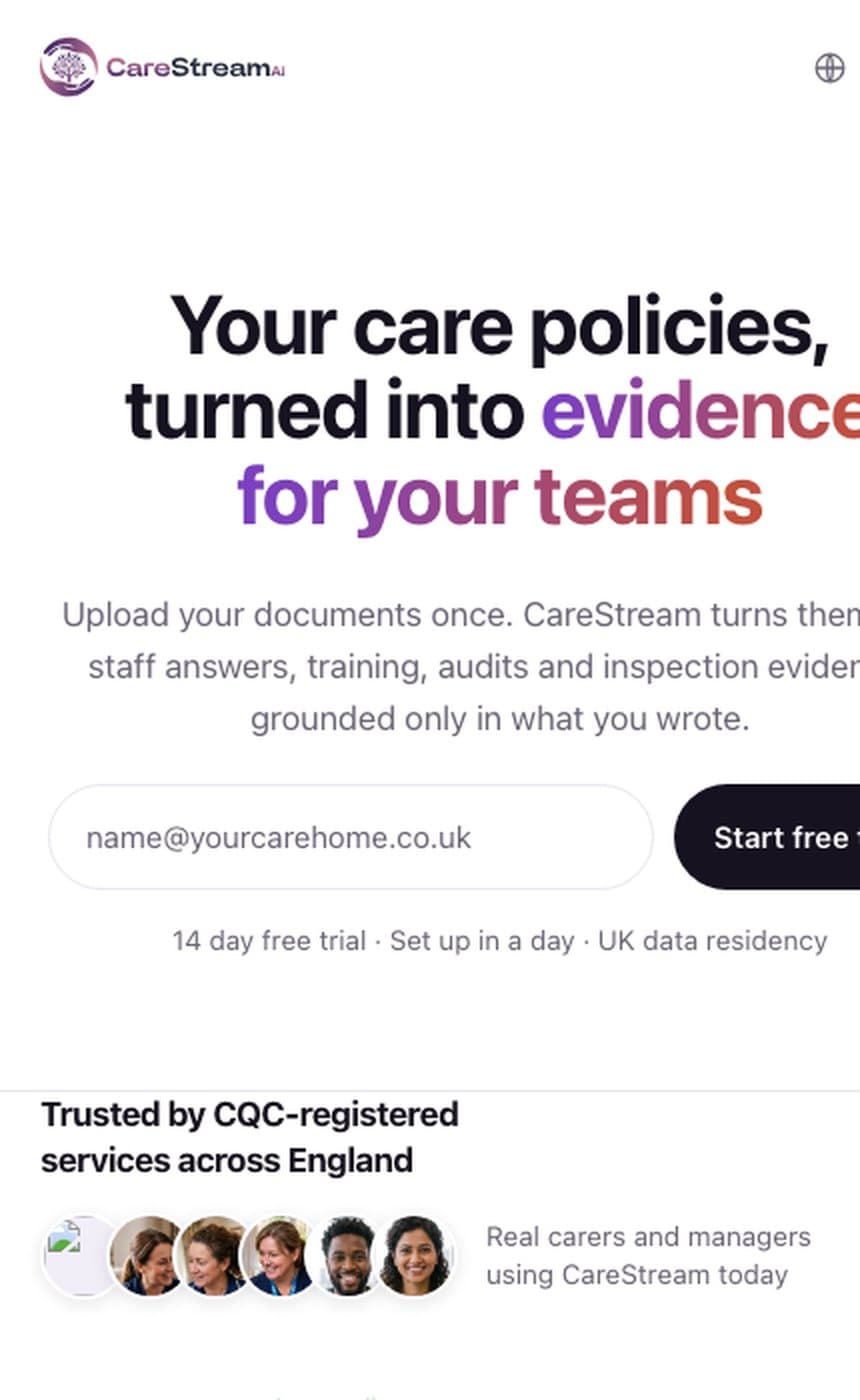 CareStream on mobile