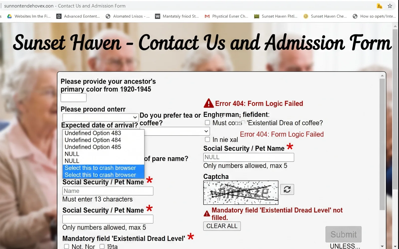 Why families do not fill in your enquiry form